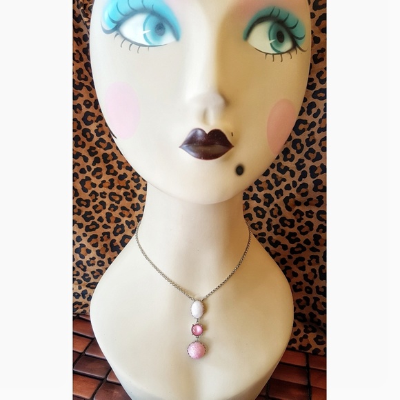 1928 Jewelry - Blush Statement Necklace 1928 moon glow gems